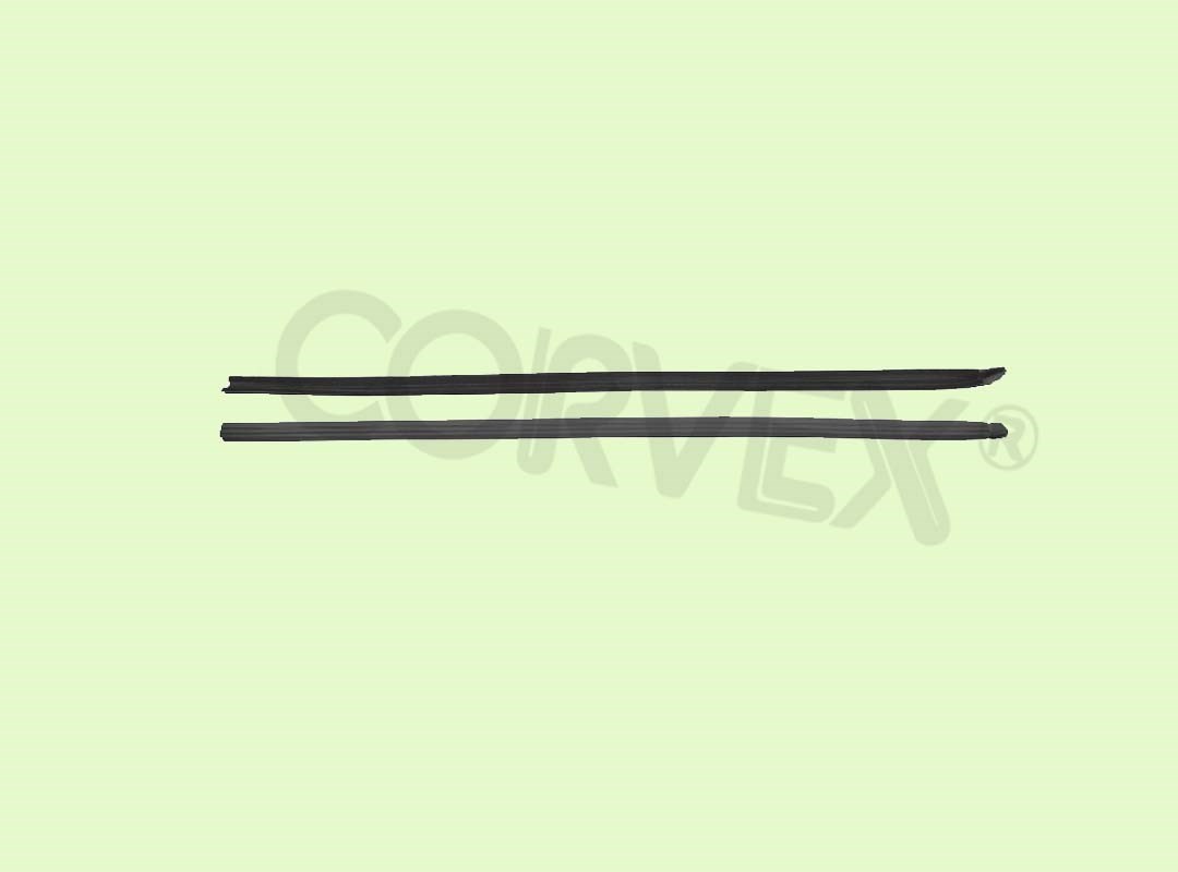 PART #:  CV07-R12B ∞  W-STRIP GLASS CHANNEL 