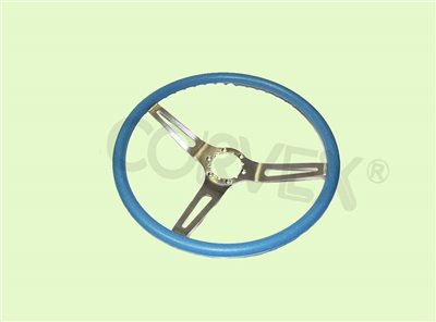 PART #:  CV07-SW01S-BL ∞  STEERING WHEEL  