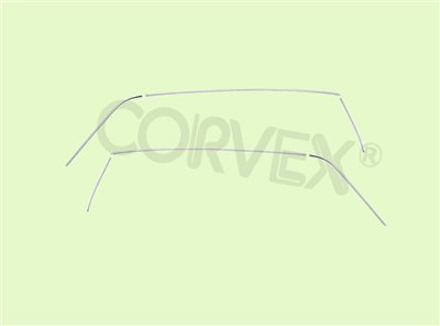 PART #:  CV15-S12 ∞  ROOF DRIP RAIL  MOULDING 