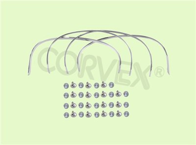 PART #:  CV19-W641/4   ∞   WHEEL  MOULDING 