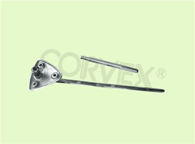 PART #:  FD01-M71 ∞  SUNVISOR  BRAKET&ROD&RUBBER TIP 