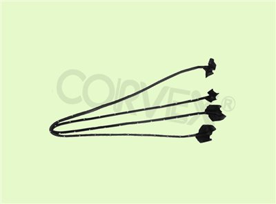 品號:  CV07-R03 ∞  DOOR WHEATHERSTRIP